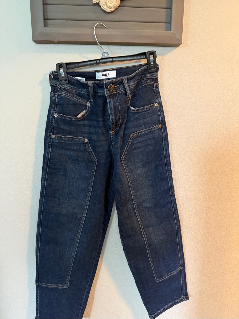Mica High Rise Slim Barrel Jeans